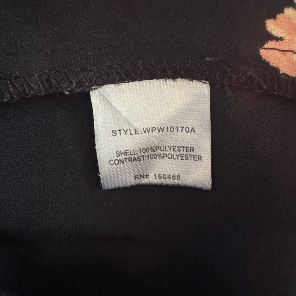 41 Hawthorn Black Floral Blouse with Stud Accents - Picture 3 of 9